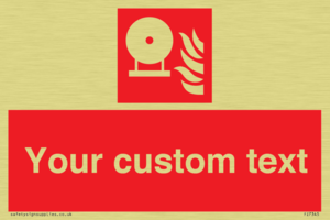 FZ7345: Custom Fire Extinguisher bottle