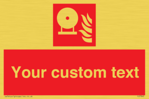 FZ7345: Custom Fire Extinguisher bottle