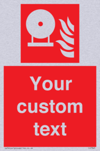 FZ7345: Custom Fire Extinguisher bottle