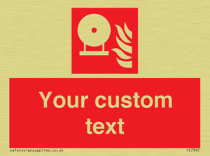 FZ7345: Custom Fire Extinguisher bottle