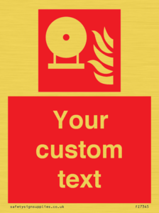FZ7345: Custom Fire Extinguisher bottle