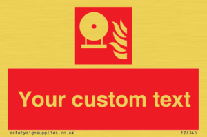 FZ7345: Custom Fire Extinguisher bottle