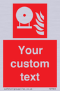 FZ7345: Custom Fire Extinguisher bottle