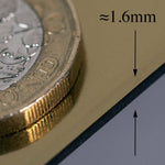 Material: 150x100mm / Gold laminate / No Holes