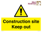 HJM16692: Construction site keep out (HJ Martin)