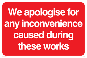 IC5384: We apologise for any inconvenience caused