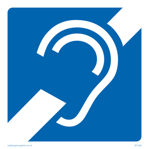 Induction First Sign ID1330: Induction Loop Sign – Viking Signs