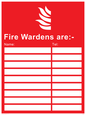 IF5647: Fire Wardens information Sign