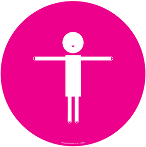 IH6064: 2m child friendly symbol - pink