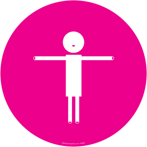 IH6064: 2m child friendly symbol - pink