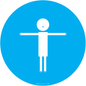 IH6065: 2m child friendly symbol - Blue