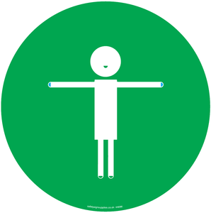 IH6066: 2m Child friendly symbol - green