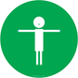 IH6066: 2m Child friendly symbol - green