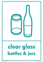 IJ13829: Recycling - clear glass bottles and jars