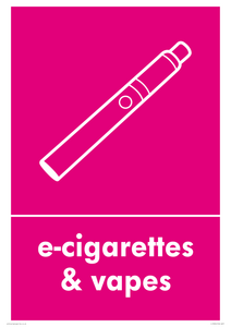 IJ13934: Recycling - e-cigarettes and vapes