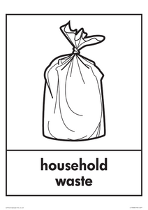 IJ13968: Recycling - household waste sack