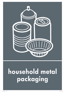 IJ13990: Recycling - household metal packaging with foil