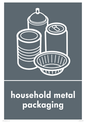 IJ13990: Recycling - household metal packaging with foil