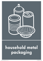 IJ13990: Recycling - household metal packaging with foil