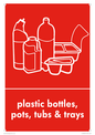 IJ14008: Recycling - plastic bottles pots tubs and trays