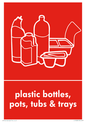 IJ14008: Recycling - plastic bottles pots tubs and trays