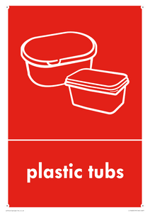 IJ14020: Recycling - plastic tubs