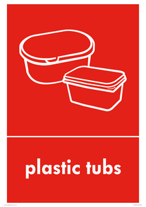 IJ14020: Recycling - plastic tubs