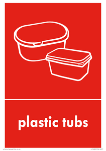 IJ14020: Recycling - plastic tubs
