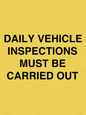 IM7265: DAILY VEHICLE INSPECTIONS MUST BE CARRIED