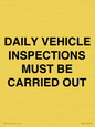 IM7265: DAILY VEHICLE INSPECTIONS MUST BE CARRIED