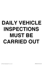 IM7265: DAILY VEHICLE INSPECTIONS MUST BE CARRIED