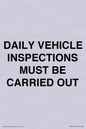 IM7265: DAILY VEHICLE INSPECTIONS MUST BE CARRIED