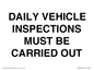 IM7265: DAILY VEHICLE INSPECTIONS MUST BE CARRIED