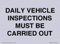 IM7265: DAILY VEHICLE INSPECTIONS MUST BE CARRIED