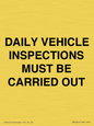 IM7265: DAILY VEHICLE INSPECTIONS MUST BE CARRIED