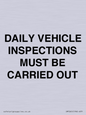IM7265: DAILY VEHICLE INSPECTIONS MUST BE CARRIED