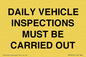 IM7265: DAILY VEHICLE INSPECTIONS MUST BE CARRIED