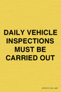 IM7265: DAILY VEHICLE INSPECTIONS MUST BE CARRIED