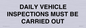 IM7265: DAILY VEHICLE INSPECTIONS MUST BE CARRIED