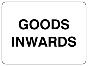IR577: goods inwards