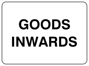 IR577: goods inwards