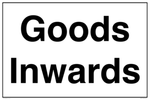 IR577: goods inwards
