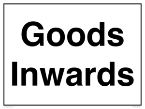 IR577: goods inwards