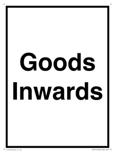 IR577: goods inwards