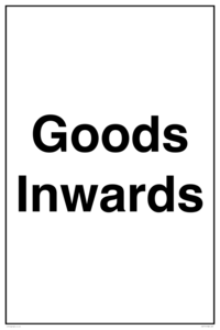 IR577: goods inwards