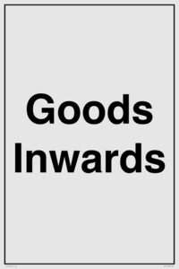IR577: goods inwards