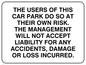 IR578: Carpark liability disclaimer