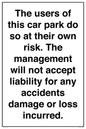 IR578: Carpark liability disclaimer