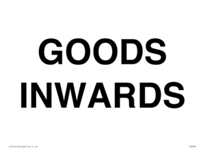 IR6294: GOOD INWARDS