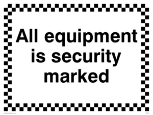 IS5425: All equipment is security marked
